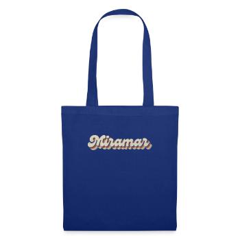 Nostalgic 70s USA City - Vintage Miramar - Tote Bag - royal blue - Front