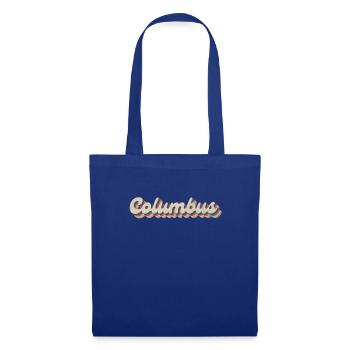 Nostalgic 70s USA City - Vintage Columbus - Tote Bag - royal blue - Front