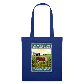 Cow Loved Herefords - Tote Bag - royal blue - Front