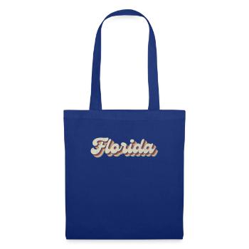 Vintage Hippie 70s USA State - Retro Florida - Tote Bag - royal blue - Front