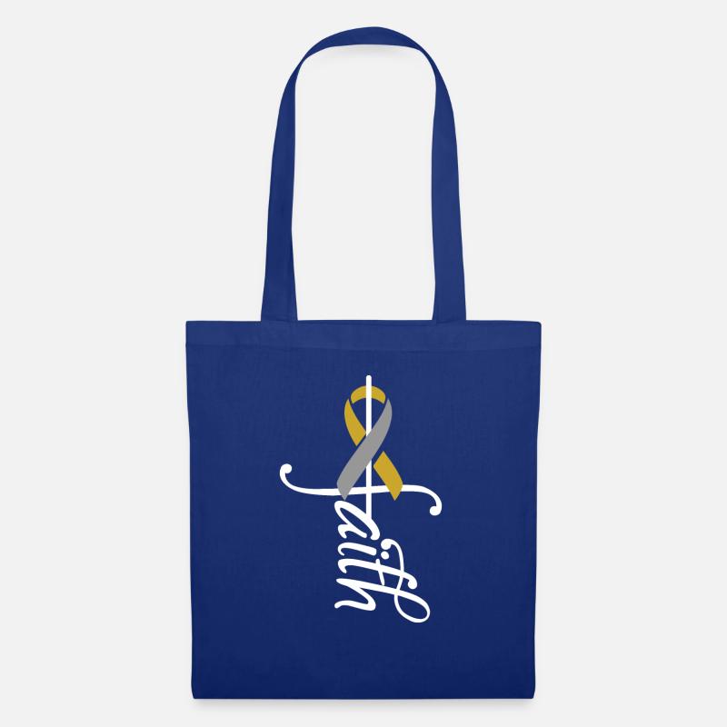 Band-Chemo-Krebs-Bewusstsein - Stoffbeutel - Royalblau