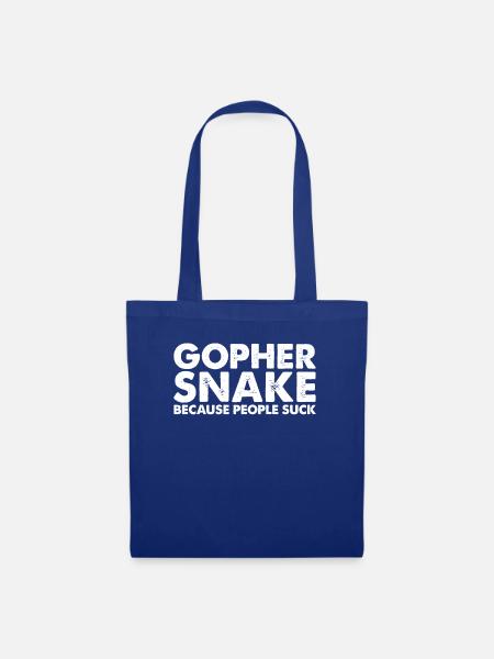 Leute Saugen Gopher Schlange - Stoffbeutel - Royalblau