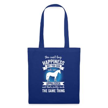 Riding - Appaloosa -Horse - Tote Bag - royal blue - Front