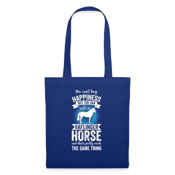 Riding - Haflinger Horse - Tote Bag - royal blue - Front
