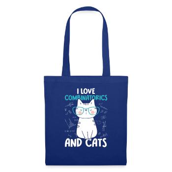 I Love Cats - Combinatorics - Tote Bag - royal blue - Front