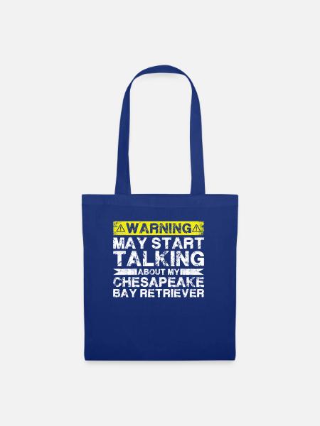 Apropos Chesapeake Bay Retriever - Stoffbeutel - Royalblau