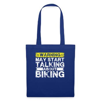 Commencez à parler de cyclisme - Sac en tissu - bleu royal - Devant