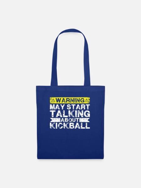 Apropos Kickball - Stoffbeutel - Royalblau