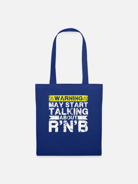 Apropos R'n'B-Musik - Stoffbeutel - Royalblau
