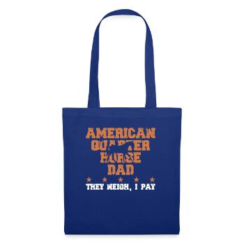 Warrior Ribbon comme prise de conscience - Sac en tissu - bleu royal - Devant