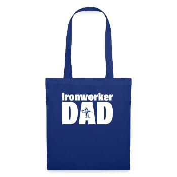 Job - Père monteur de charpentes métalliques - Sac en tissu - bleu royal - Devant