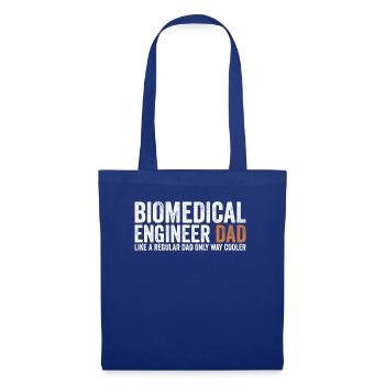 Père - Ingénieur Biomédical - Sac en tissu - bleu royal - Devant