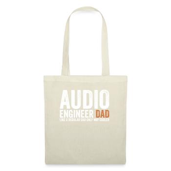 Papa - Ingénieur du son - Sac en tissu - nature - Devant