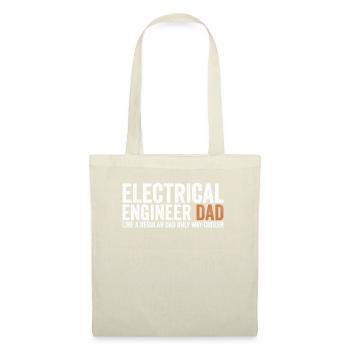 Papa - Elektroingenieur - Stoffbeutel - Natur - Vorne