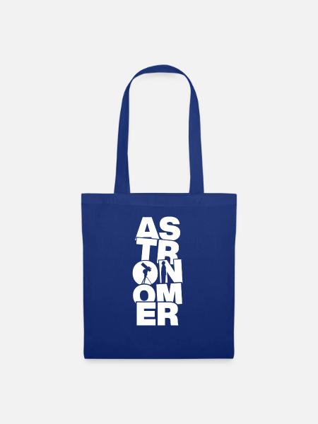Astronomieberuf - Astronom - Stoffbeutel - Royalblau