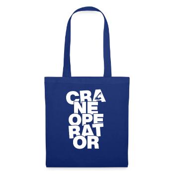 Profession Work - Crane Operator - Tote Bag - royal blue - Front