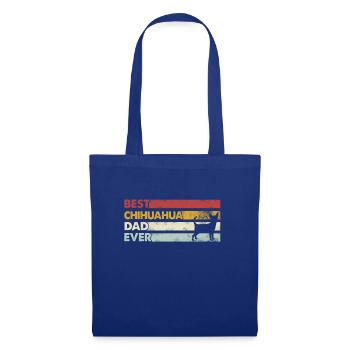 Best Father Ever - Chihuahua - Tote Bag - royal blue - Front