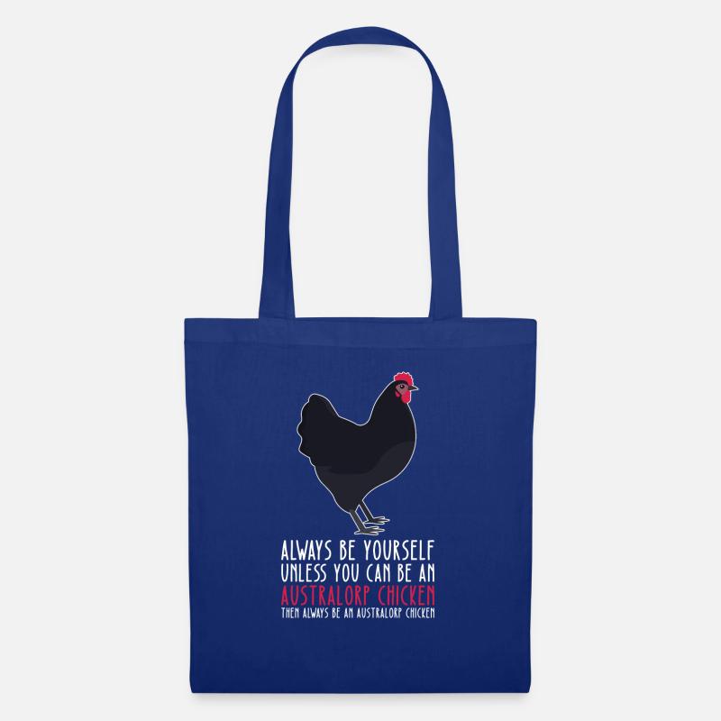 Sei Du Selbst - Australorp Chicken - Stoffbeutel - Royalblau
