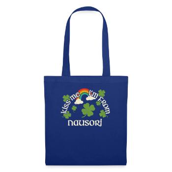Embrasse-moi - Fête de la Saint-Patrick Nausori - Sac en tissu - bleu royal - Devant