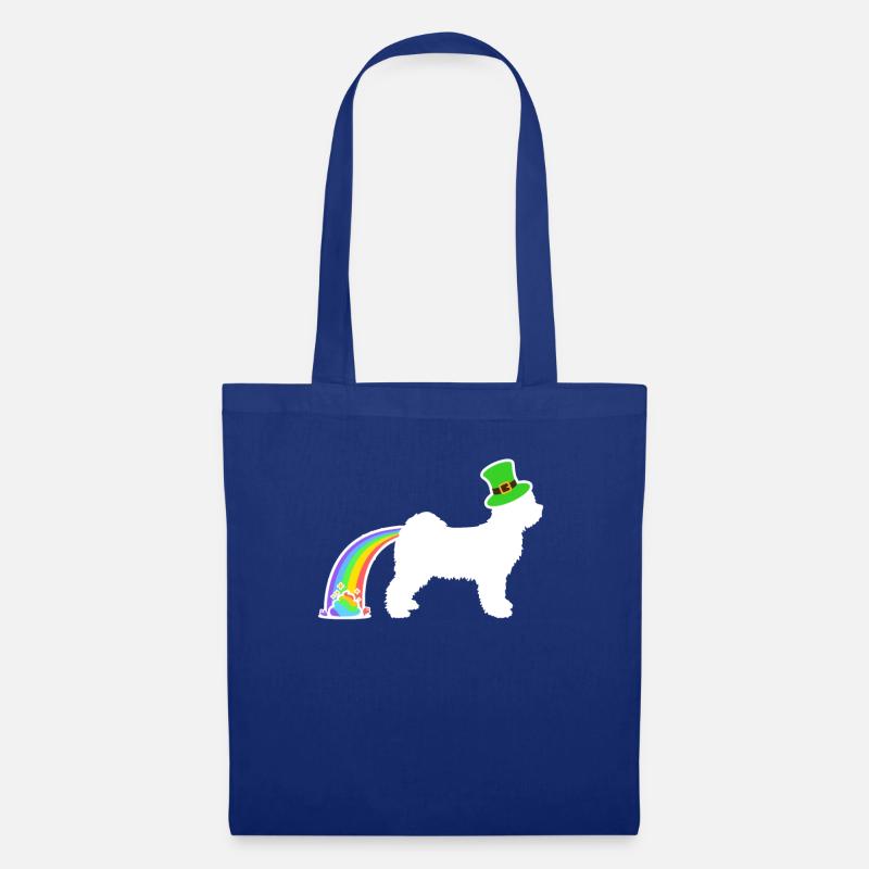 St. Patrick's Dog - Tibetan Terrier - Stoffbeutel - Royalblau