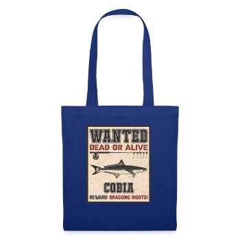 Gesuchter Fisch - Cobia Fishing - Stoffbeutel - Royalblau - Vorne