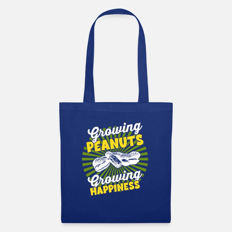 Wachsende Ernte - Farmer Harvest Peanut - Stoffbeutel - Royalblau