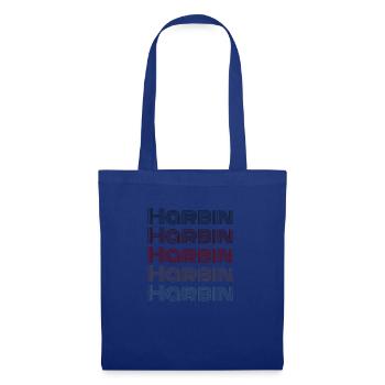 Vintage China City - Retro Harbin - Sac en tissu - bleu royal - Devant