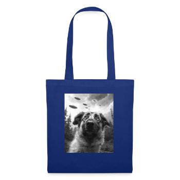 Chien - Berger d’Anatolie extraterrestre OVNI - Sac en tissu - bleu royal - Devant
