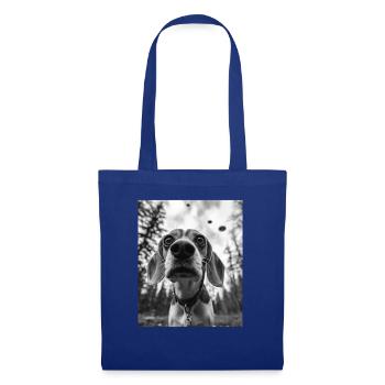 Chien - Alien Selfie Beagle UFO - Sac en tissu - bleu royal - Devant