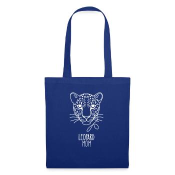 Line Art Meilleure Maman - Léopard - Sac en tissu - bleu royal - Devant