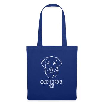 Line Art Mom - Golden Retriever - Tote Bag - royal blue - Front