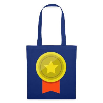 Medaille - Stoffbeutel - Royalblau - Vorne