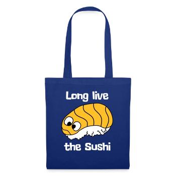 Long live the Sushi - Stoffbeutel - Royalblau - Vorne