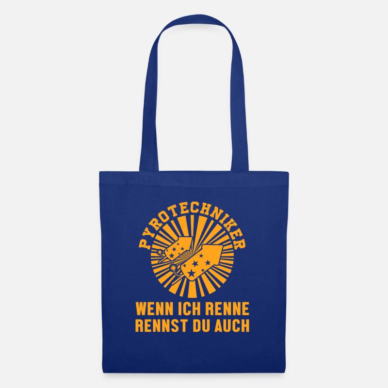 Pyrotechniker Pyrotechnik Feuerwerk Pyro Geschenk - Stoffbeutel - Royalblau