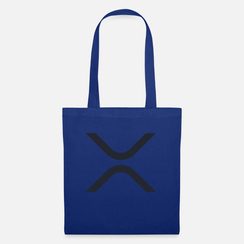 Ripple XRP Logo - Stoffbeutel - Royalblau