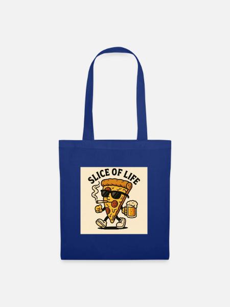 Slice of Life - Stoffbeutel - Royalblau