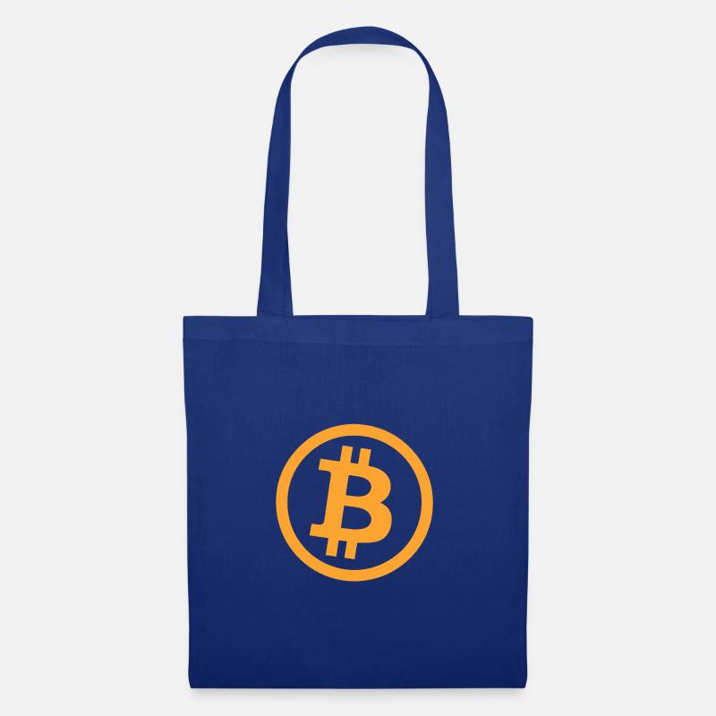 Bitcoin_Logo_Perfekt - Stoffbeutel - Royalblau
