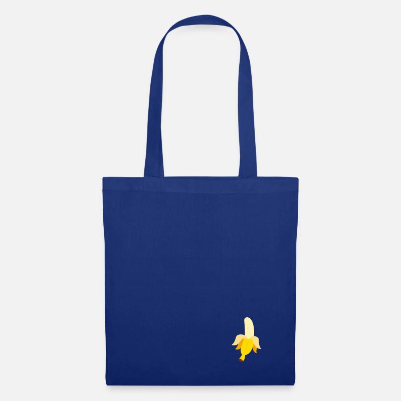 Banane - Stoffbeutel - Royalblau