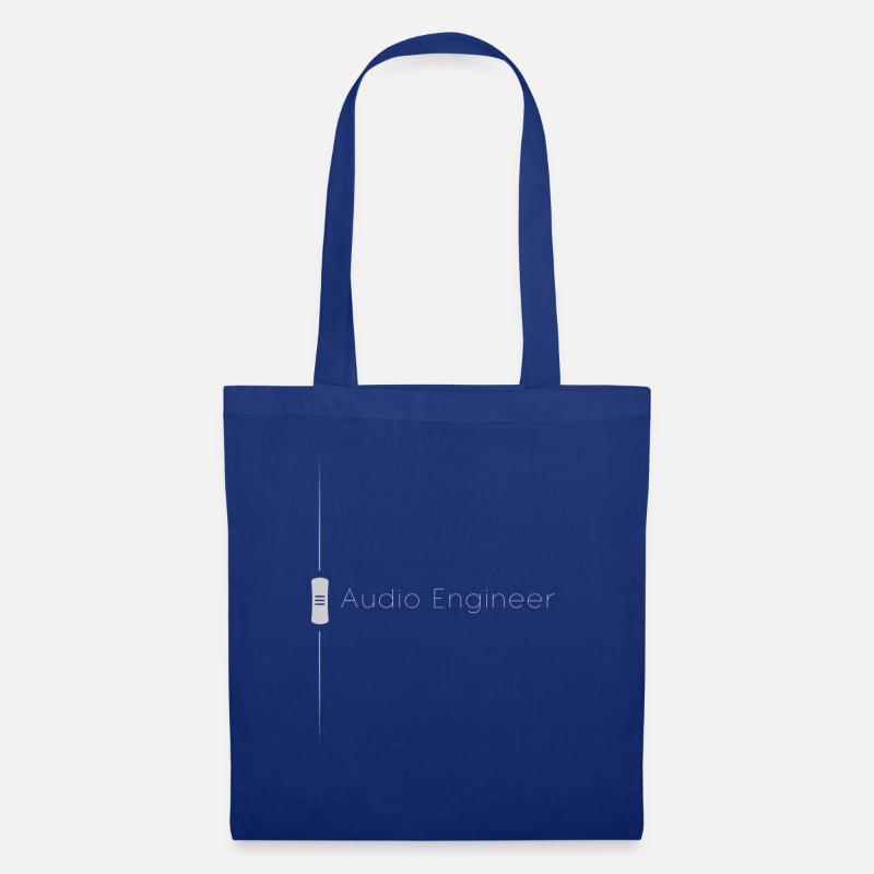 Audio Engineer Fader Grau - Stoffbeutel - Royalblau
