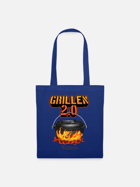 Dutch Oven Grillen 2.0 - Stoffbeutel - Royalblau