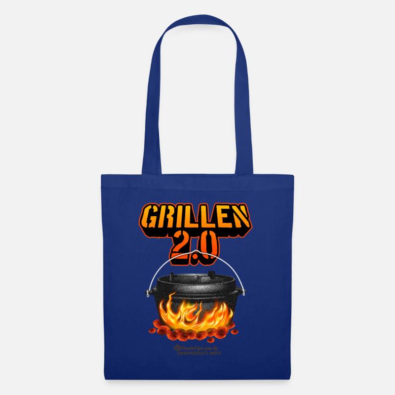 Dutch Oven Grillen 2.0 - Stoffbeutel - Royalblau