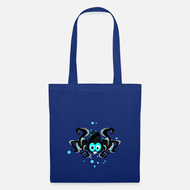 octopus - Stoffbeutel - Royalblau