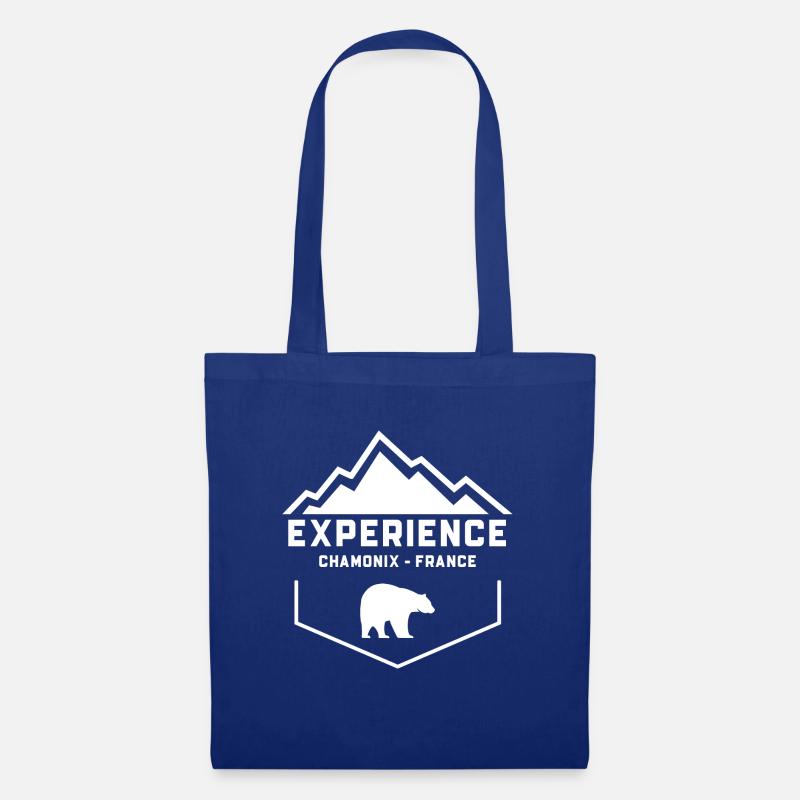 Bear Chamonix White - Tote Bag - royal blue
