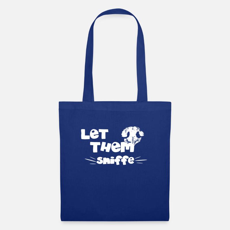 TShirt Let them Sniffe - Stoffbeutel - Royalblau