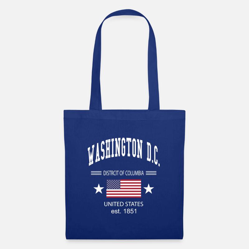 Washington DC - Stoffbeutel - Royalblau