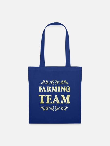 Farming Team - Stoffbeutel - Royalblau