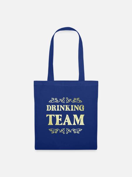 Drinking Team - Stoffbeutel - Royalblau