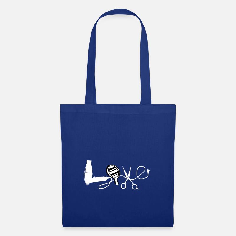 Coiffeuse Liebe Beruf Friseur Geschenk - Stoffbeutel - Royalblau