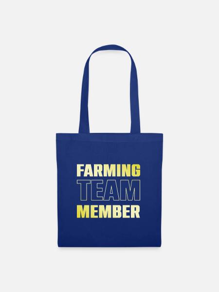 Farming Team - Stoffbeutel - Royalblau