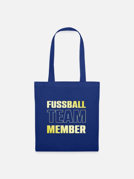 Fussball Team - Stoffbeutel - Royalblau